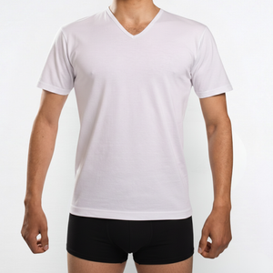 T-shirt Col V Renaissance 100% coton - 2117