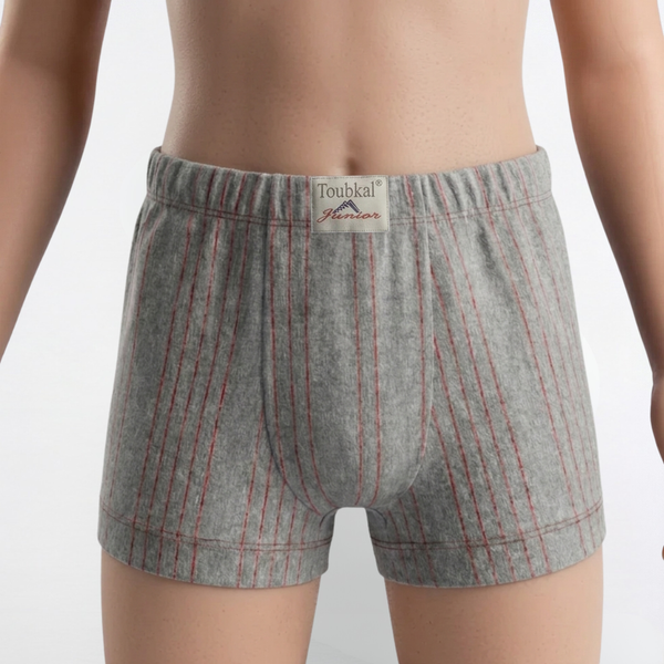 Boxer rayé Toubkal Junior – Confort Quotidien & Style Classique