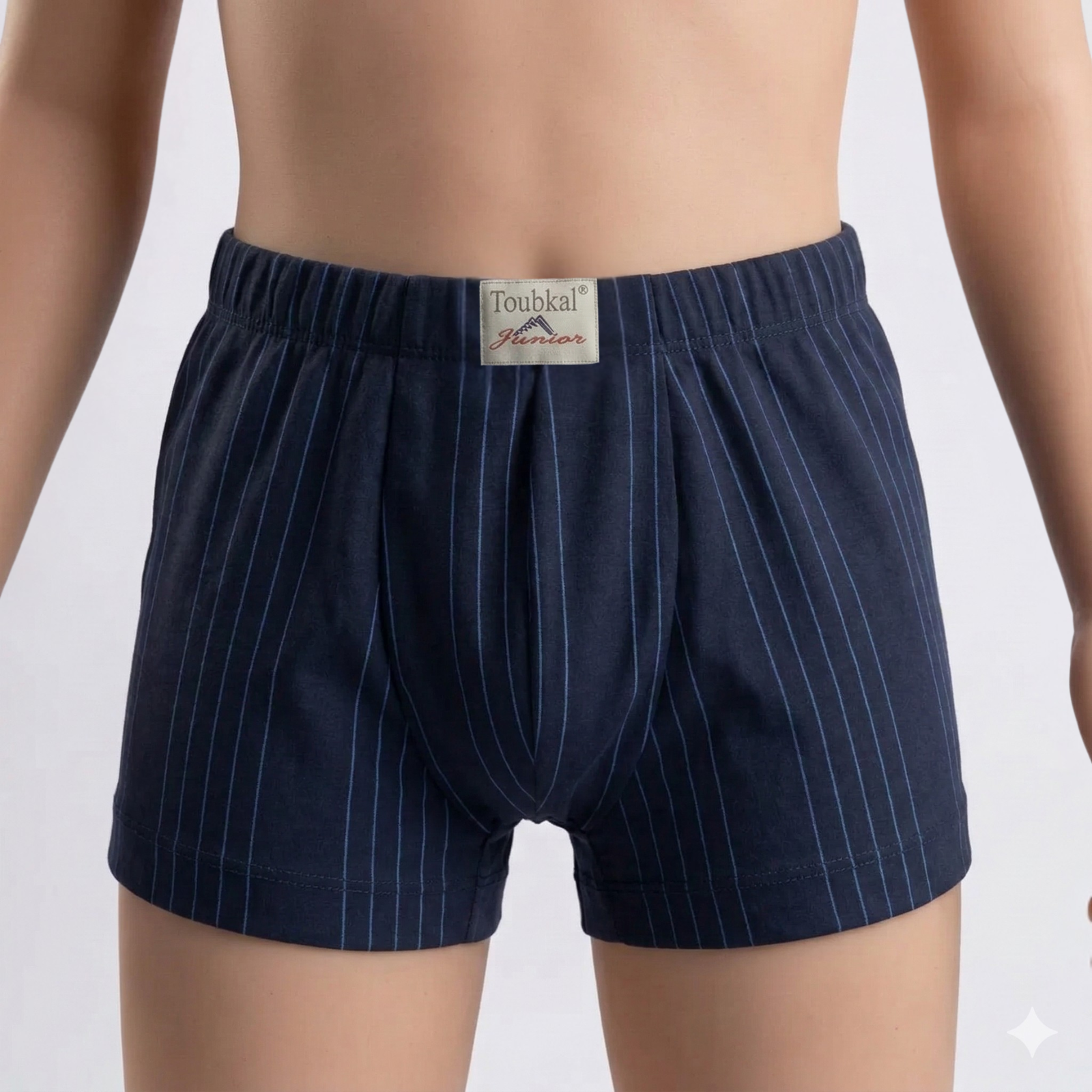 Boxer rayé Toubkal Junior – Confort Quotidien & Style Classique