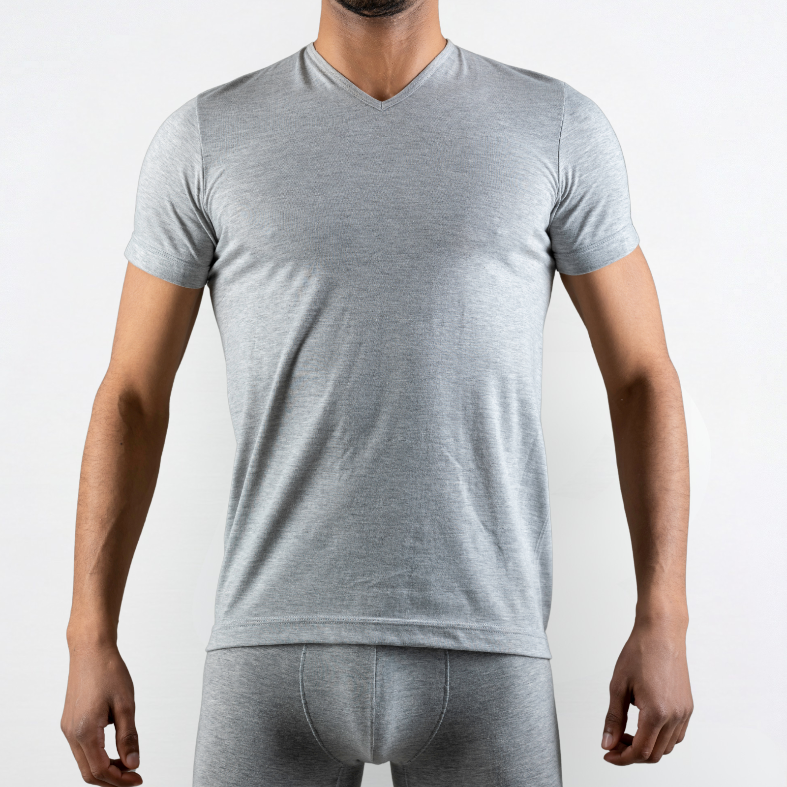 T-shirt Col V Renaissance 100% coton - 2117