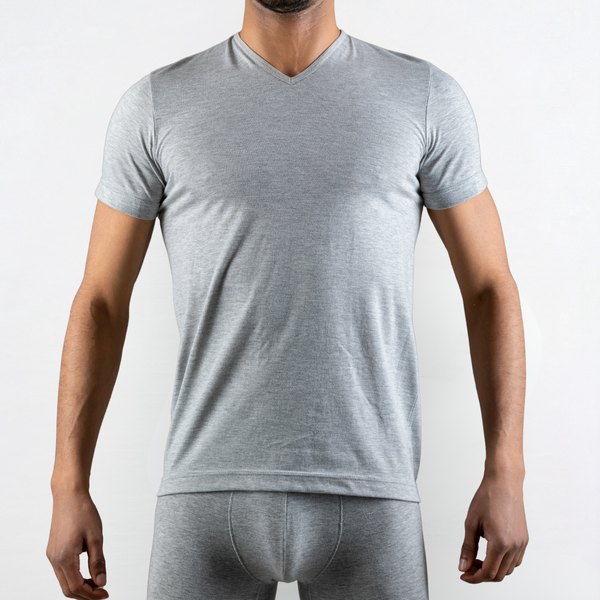 T-shirt Col V Renaissance 100% coton - 2117