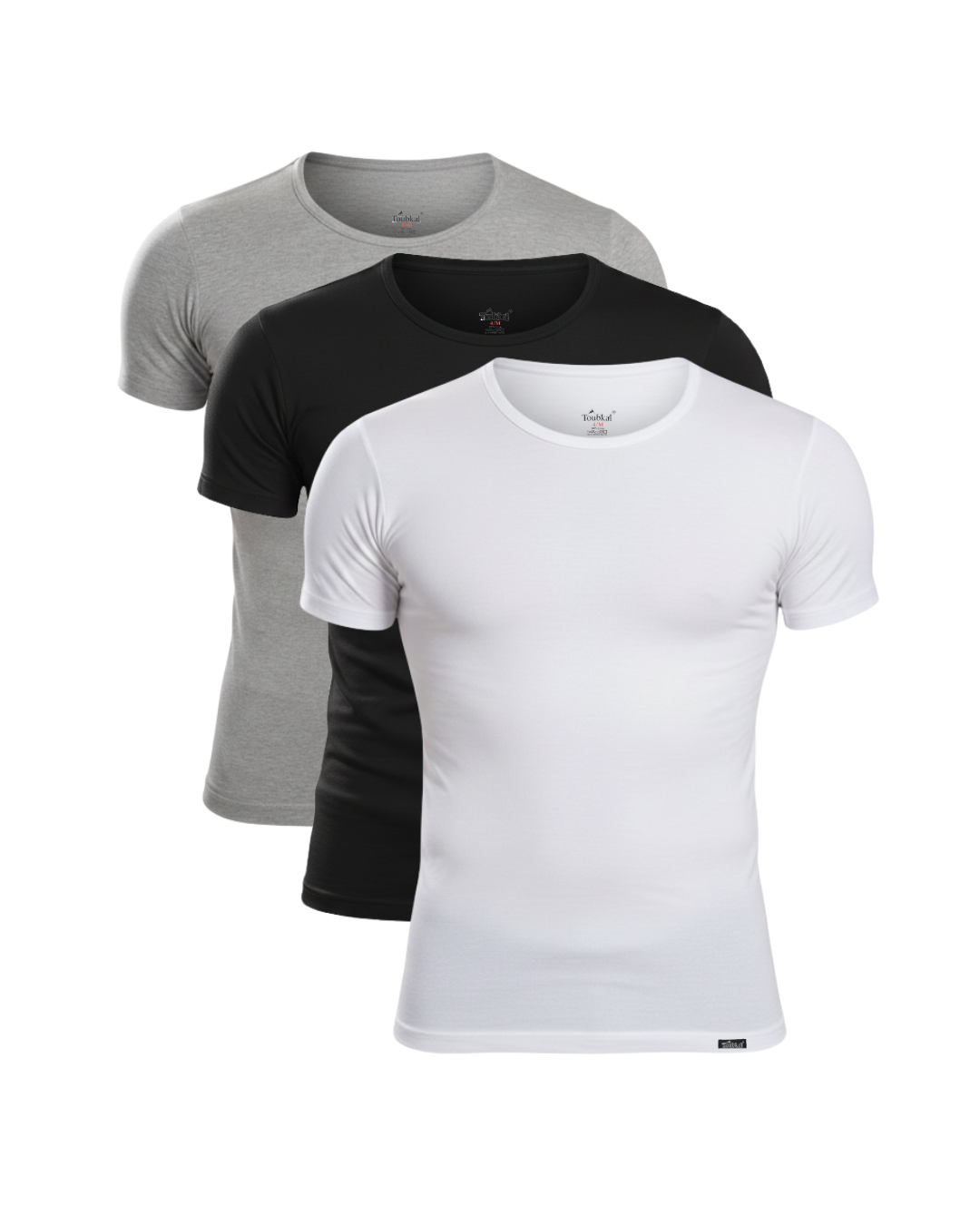 Pack de 3 T-shirt Col Rond renaissance Coton Elasthane - 2004