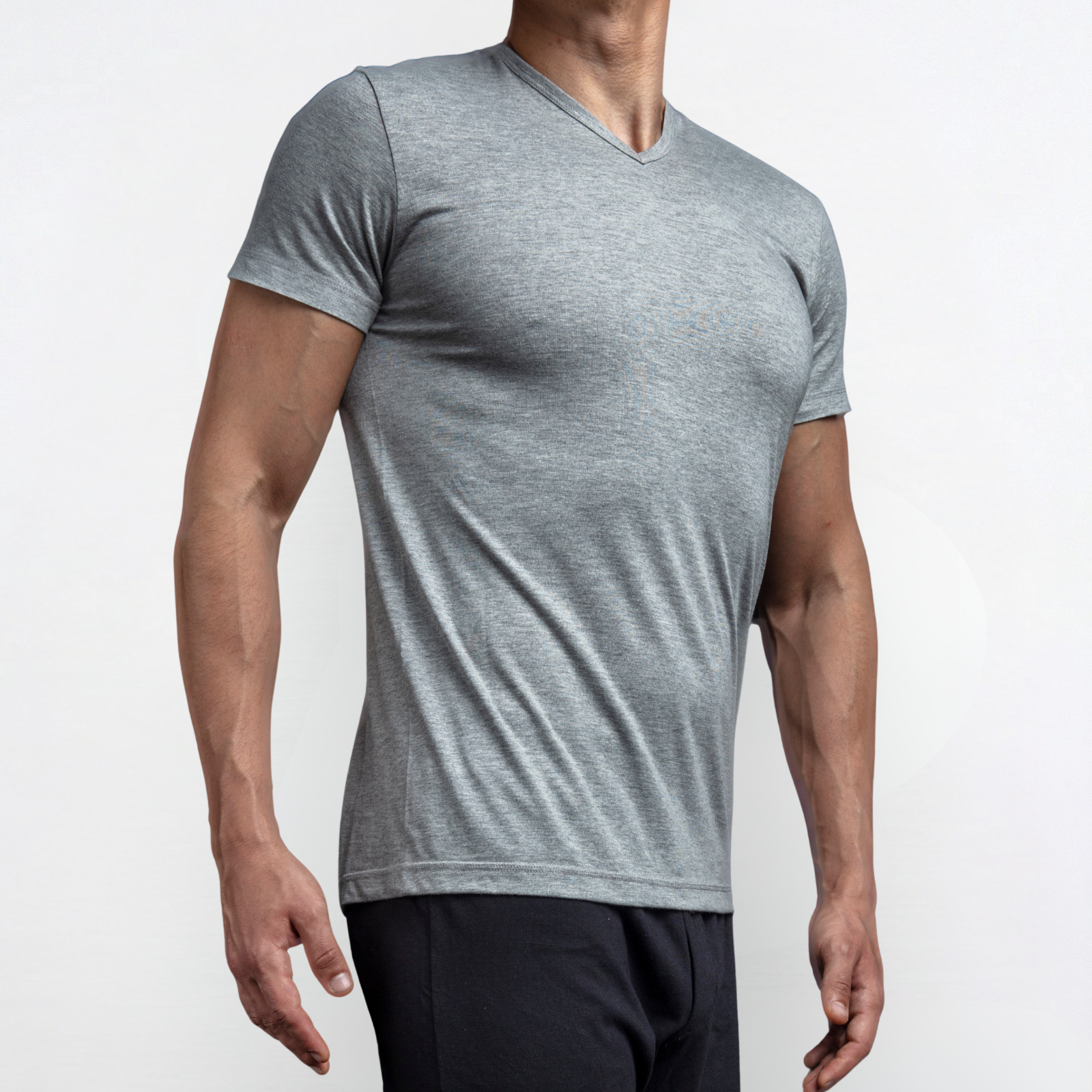 T-shirt Col V Renaissance 100%coton élasthanne - 2005