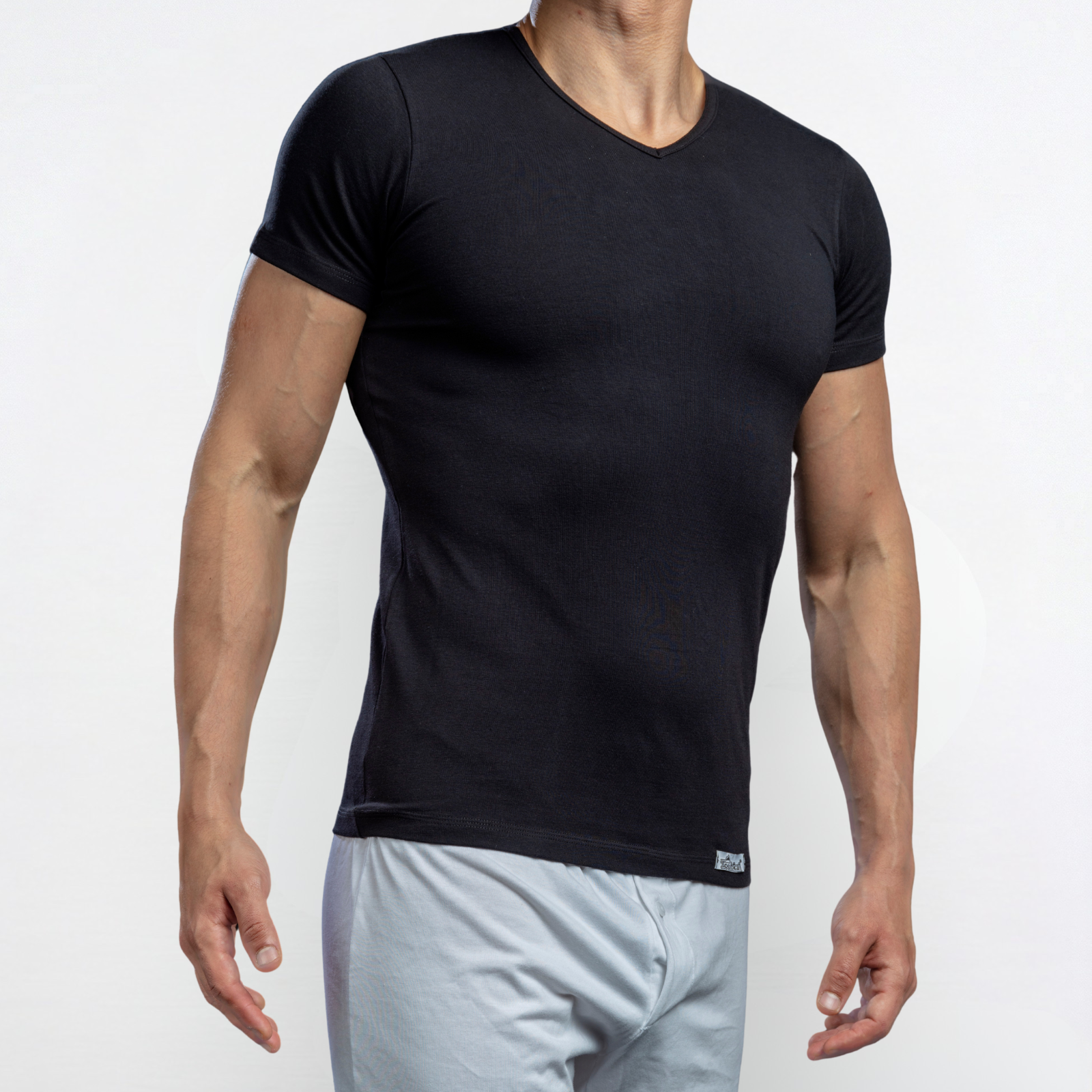 T-shirt Col V Renaissance 100%coton élasthanne - 2005