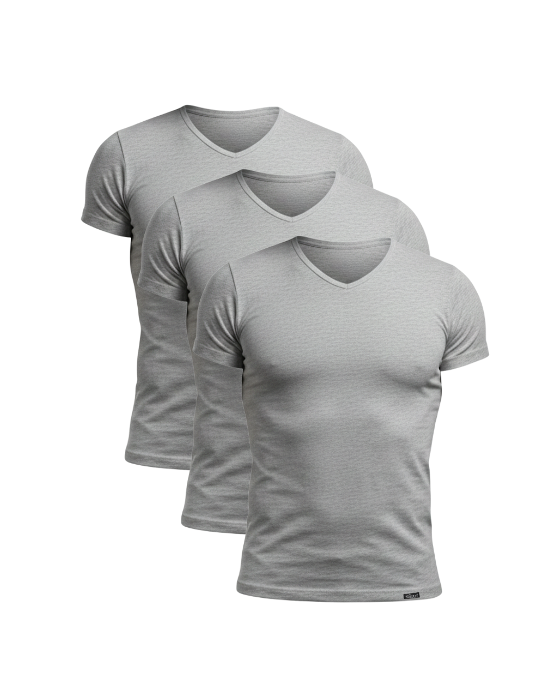 Pack de 3 T-shirt Col V Renaissance 100%coton élasthanne - 2005