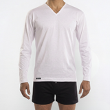 T-shirt Col V manches longues renaissance 100% coton - 2025