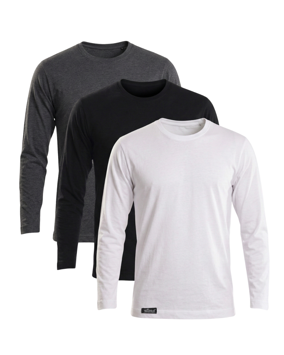 Pack 3 T-shirt Col rond manches longue renaissance 100% Coton - 2024