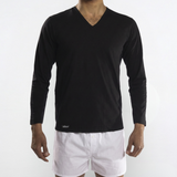 T-shirt Col V manches longues renaissance 100% coton - 2025