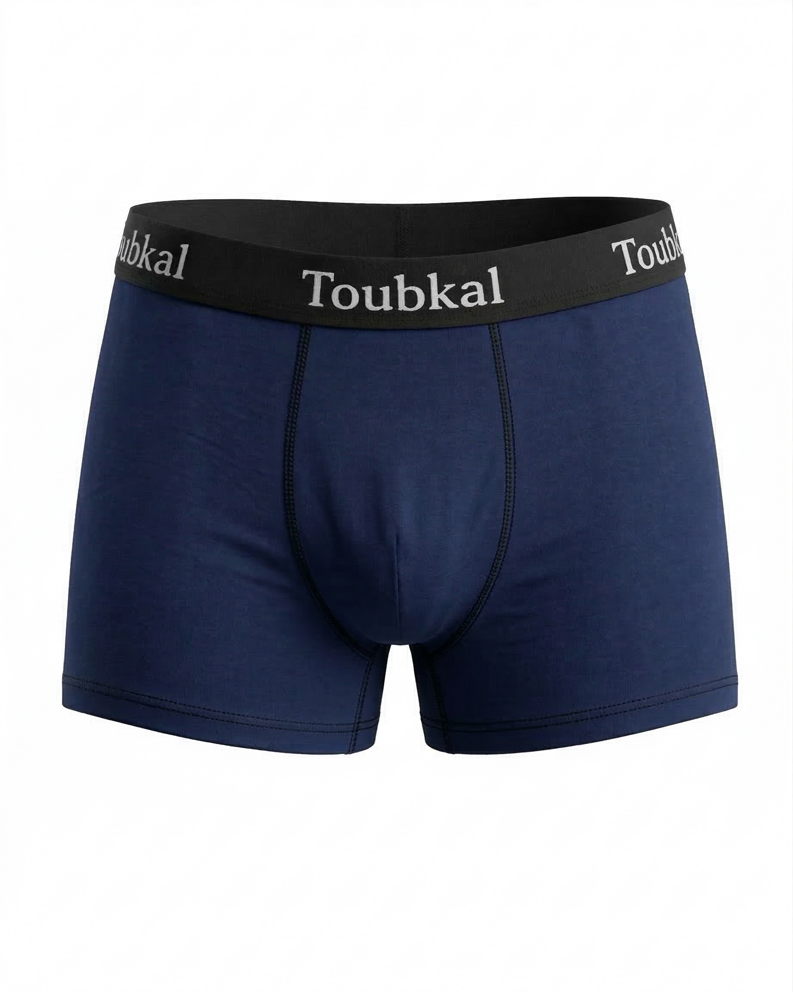 Boxer en couleur uni Toubkal Junior en coton elasthane - 4047