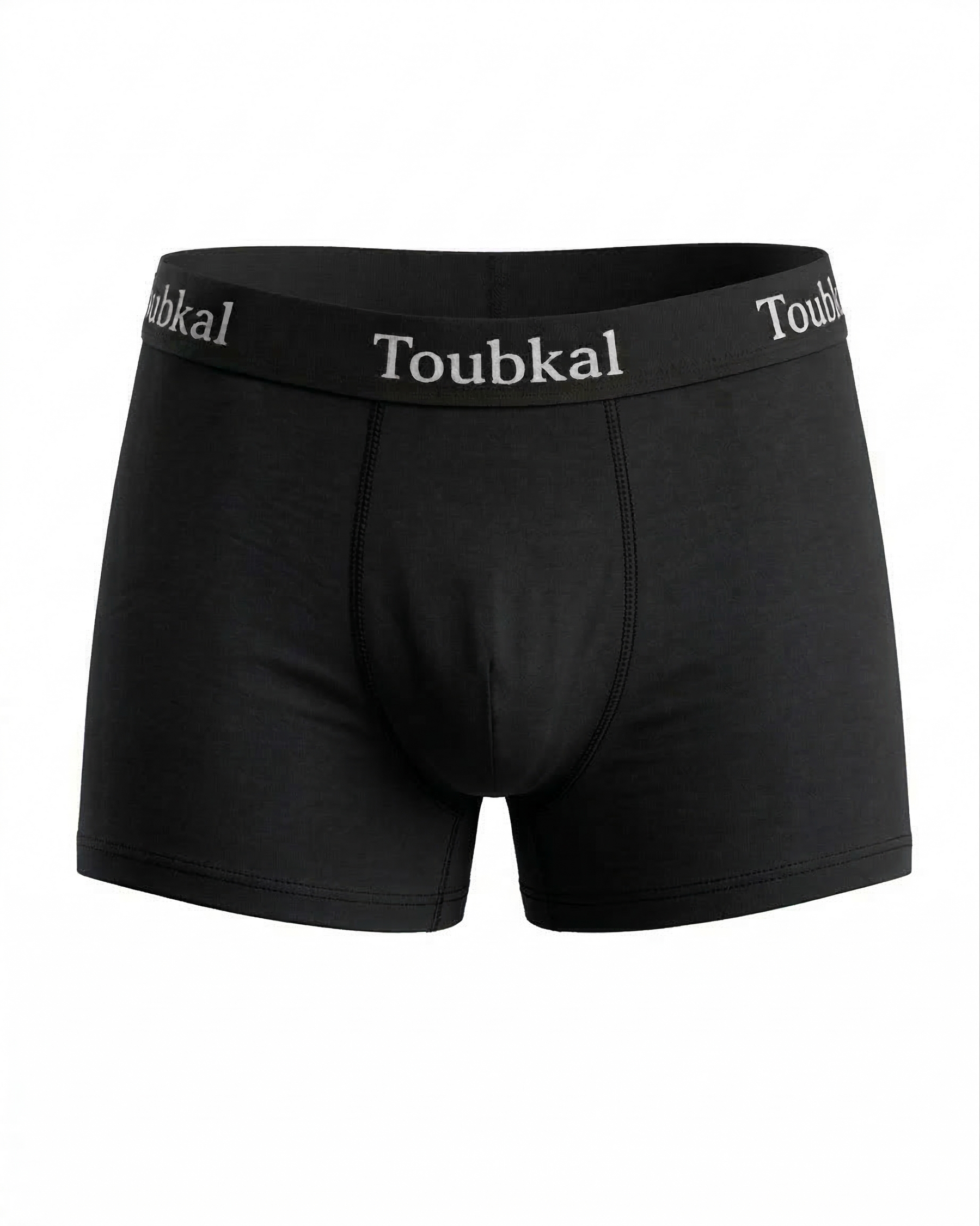 Boxer en couleur uni Toubkal Junior en coton elasthane - 4047