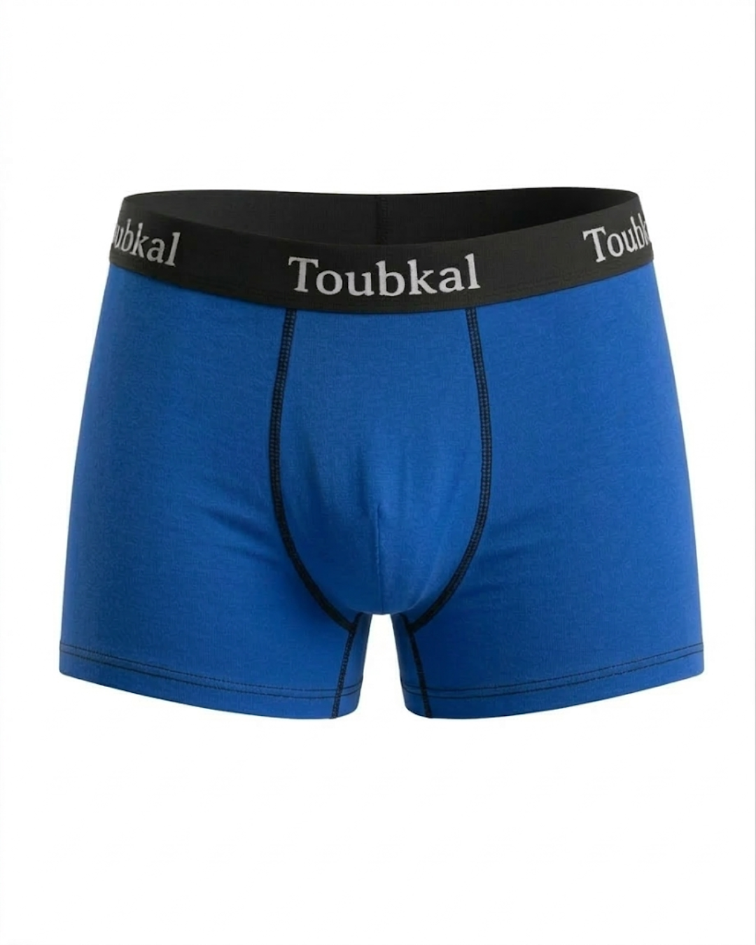 Boxer en couleur uni Toubkal Junior en coton elasthane - 4047