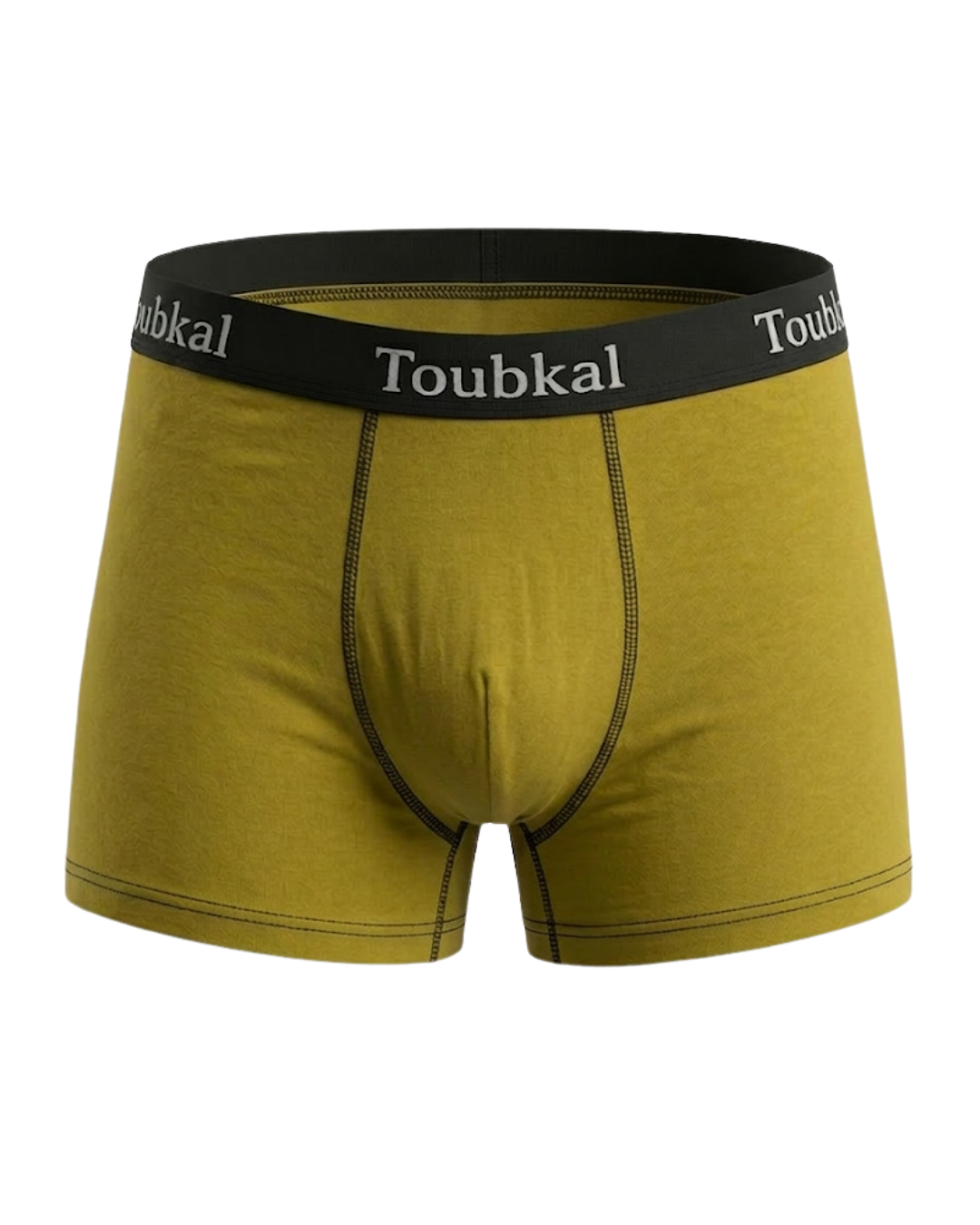 Boxer en couleur uni Toubkal Junior en coton elasthane - 4047