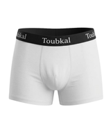 Boxer en couleur uni Toubkal Junior en coton elasthane - 4047