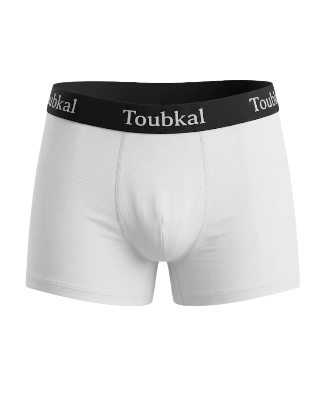 Boxer en couleur uni Toubkal Junior en coton elasthane - 4047