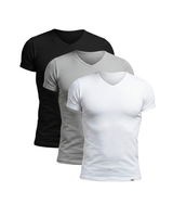 Pack de 3 T-shirt Col V Renaissance 100%coton élasthanne - 2005