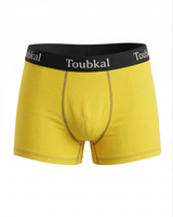 Boxer en couleur uni Toubkal Junior en coton elasthane - 4047
