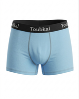 Boxer en couleur uni Toubkal Junior en coton elasthane - 4047