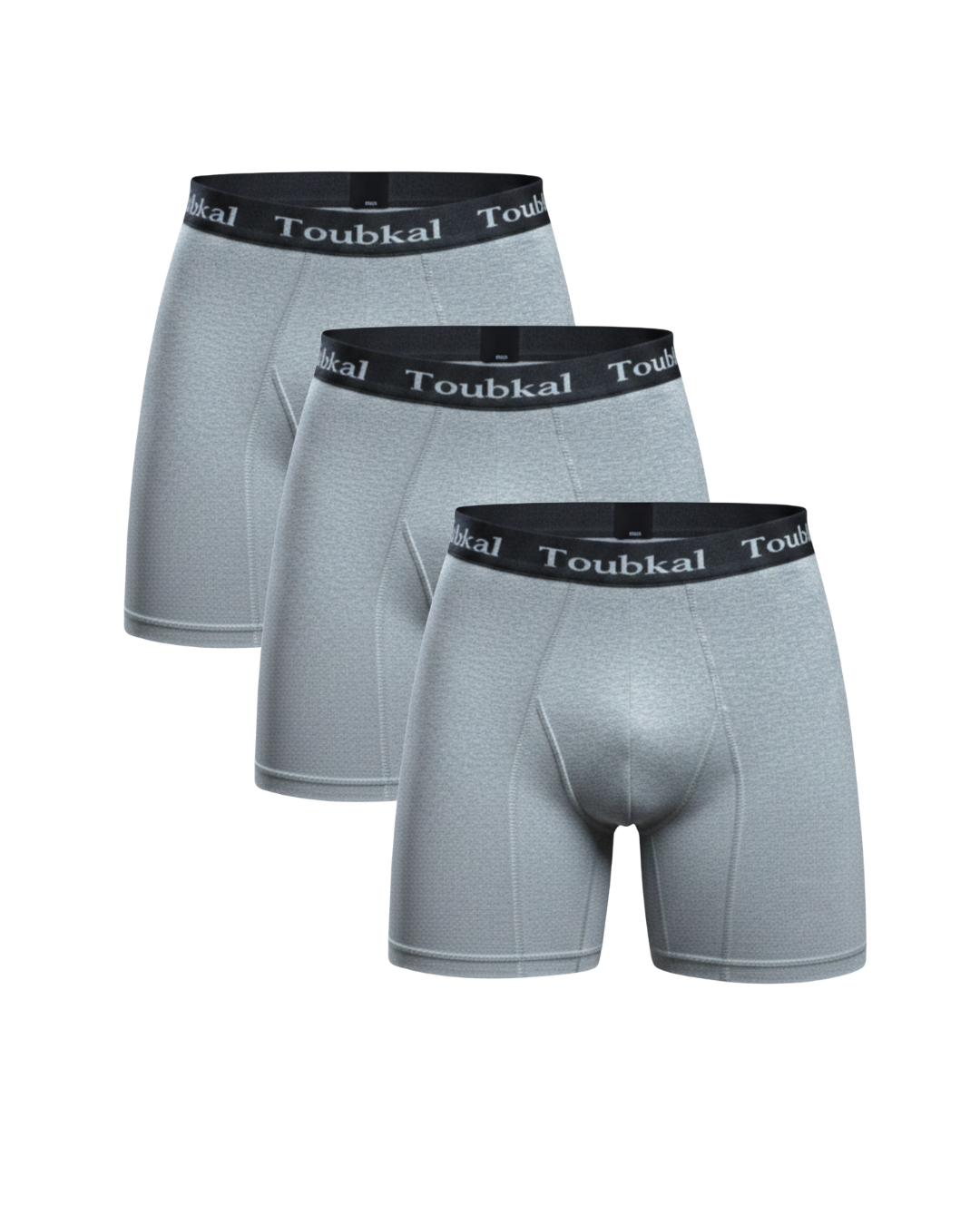 Pack de 3 Boxers Long Toubkal 95% Coton 5%Elastane | Confort & Maintien - 2098