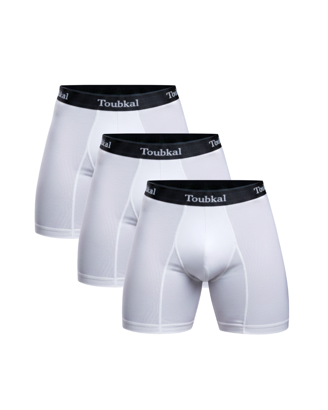 Pack de 3 Boxers Long Toubkal 95% Coton 5%Elastane | Confort & Maintien - 2098