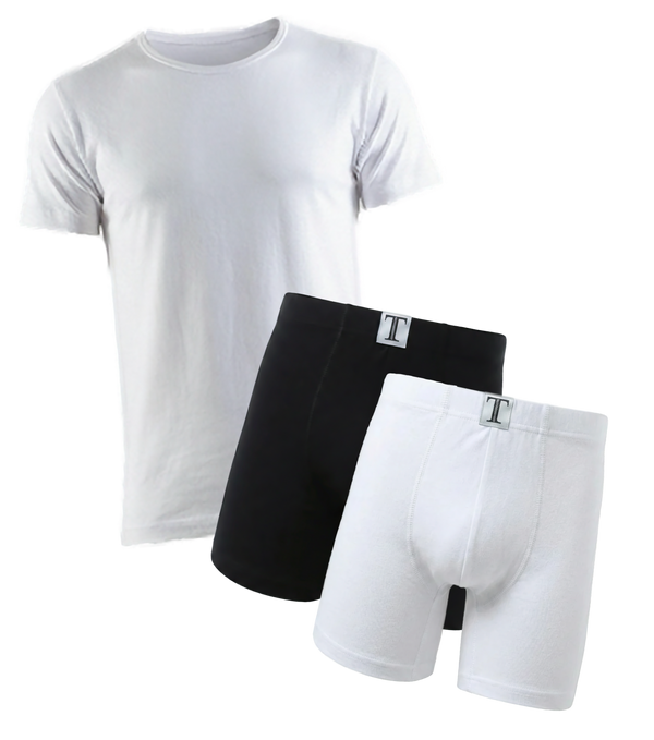Pack Essentiel 1 T-shirt + 2 Boxer