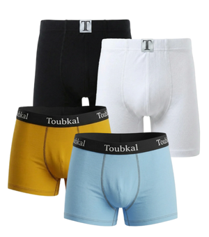 Pack Père & Fils 4 boxers : 2 homme + 2 junior